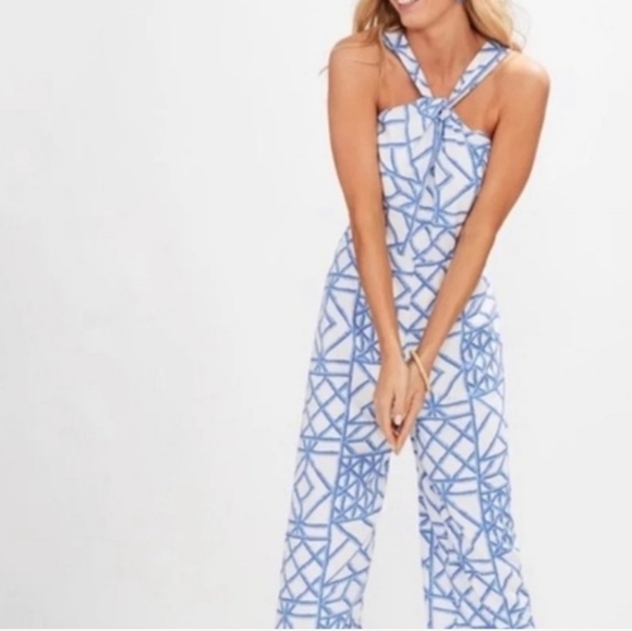 Vineyard Vines Pants - Vineyard Vines Jumpsuit Blue/White NWT Size 6